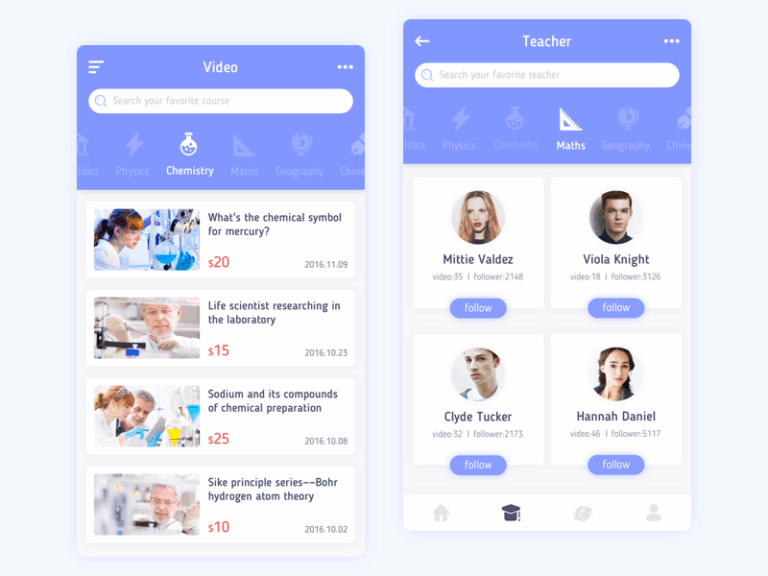 Custom stunning header