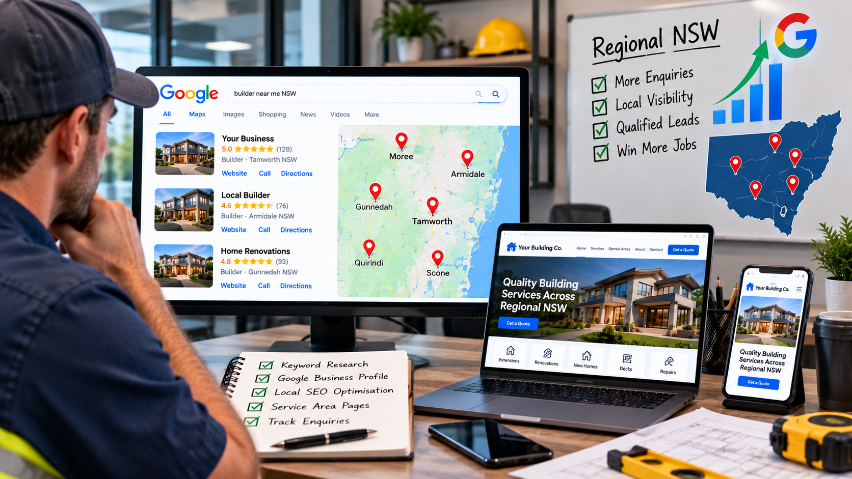 SEO for Tradies in Regional NSW | Organic SEO Guru